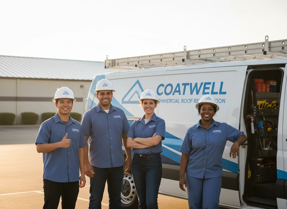 Commercial roof coating company in Countyline, OK